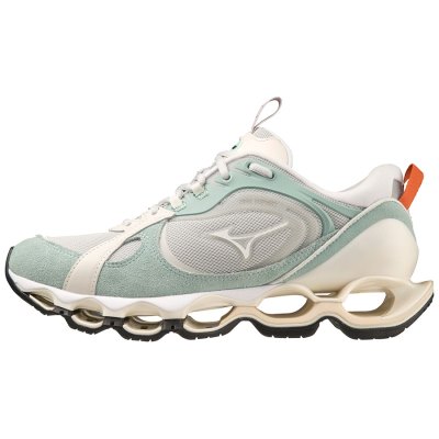 Zapatillas Mizuno WAVE Prophecy Beta 2 Hombre - Verdes / Blancos / Beige - Chile M945JKOSCT
